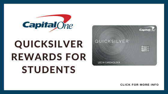 best student credit cards - Capital One Quicksilver Student Cash Rewards Credit Card